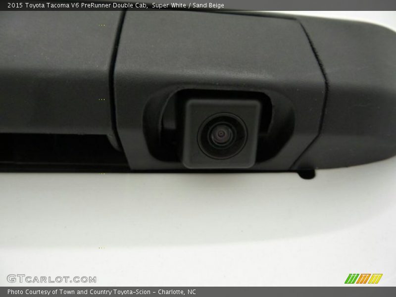 Super White / Sand Beige 2015 Toyota Tacoma V6 PreRunner Double Cab