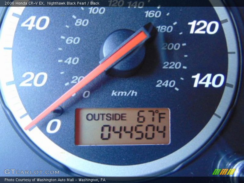 Nighthawk Black Pearl / Black 2006 Honda CR-V EX