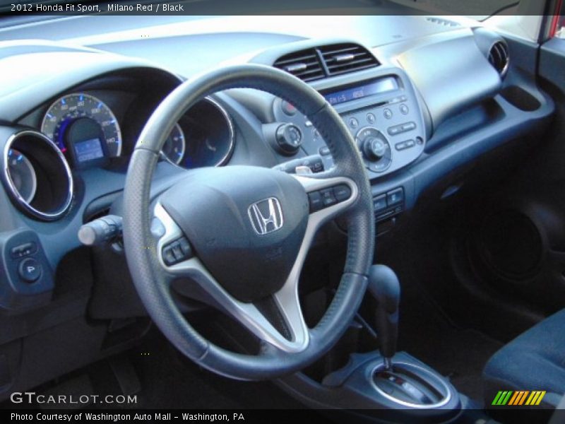 Milano Red / Black 2012 Honda Fit Sport
