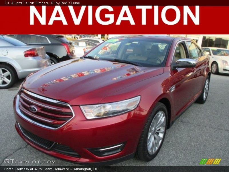 Ruby Red / Dune 2014 Ford Taurus Limited
