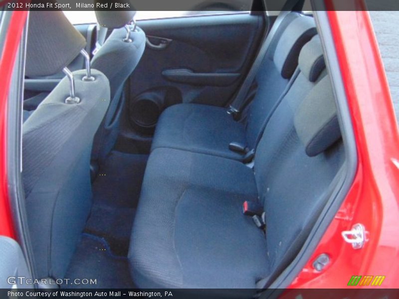 Milano Red / Black 2012 Honda Fit Sport