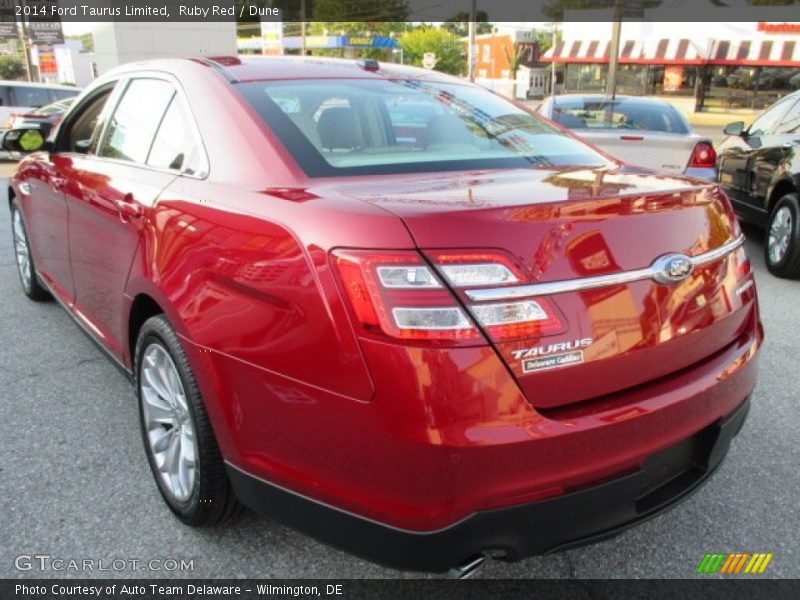 Ruby Red / Dune 2014 Ford Taurus Limited