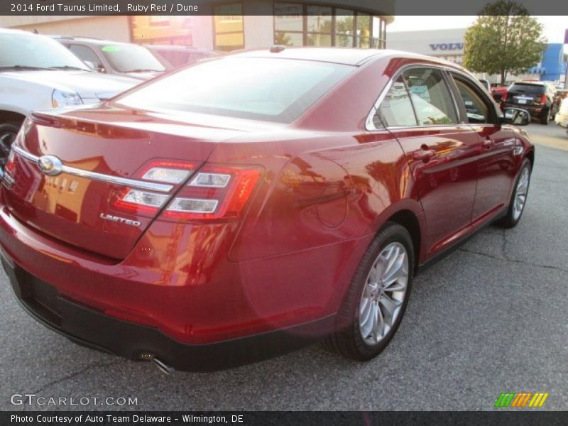 Ruby Red / Dune 2014 Ford Taurus Limited