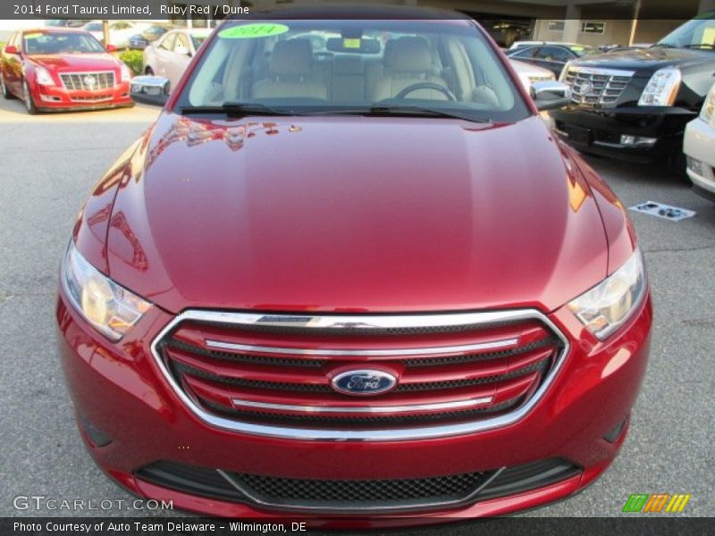 Ruby Red / Dune 2014 Ford Taurus Limited