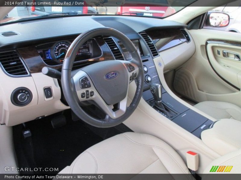 Ruby Red / Dune 2014 Ford Taurus Limited