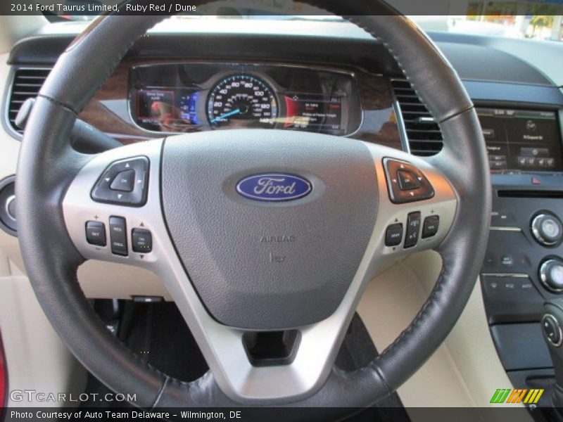 Ruby Red / Dune 2014 Ford Taurus Limited