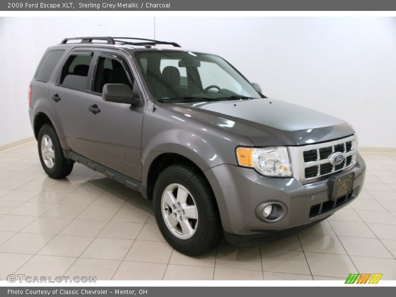 Sterling Grey Metallic / Charcoal 2009 Ford Escape XLT