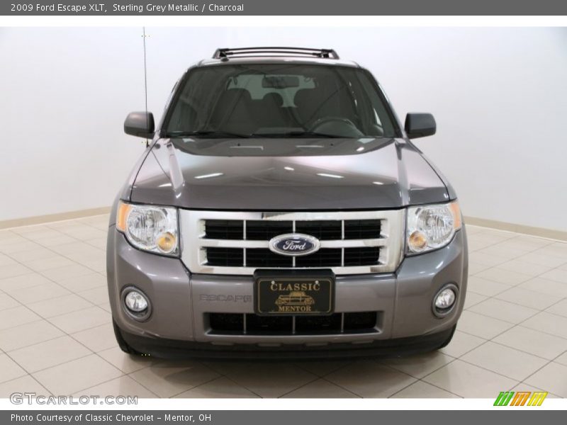 Sterling Grey Metallic / Charcoal 2009 Ford Escape XLT