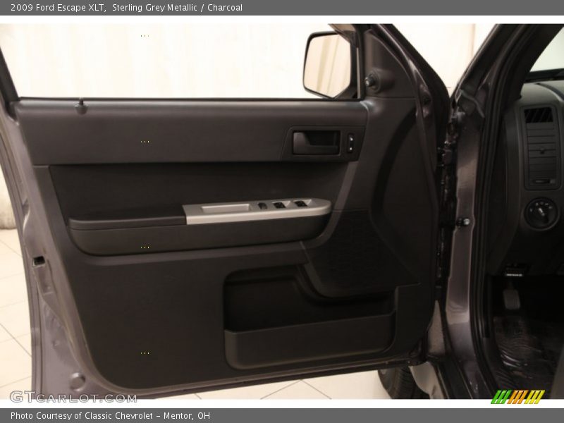 Sterling Grey Metallic / Charcoal 2009 Ford Escape XLT