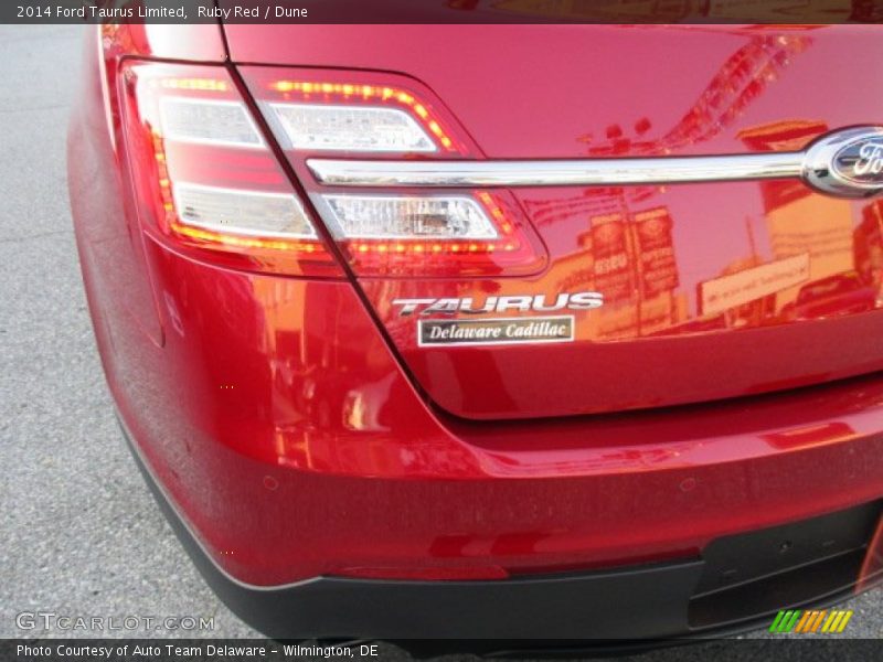 Ruby Red / Dune 2014 Ford Taurus Limited