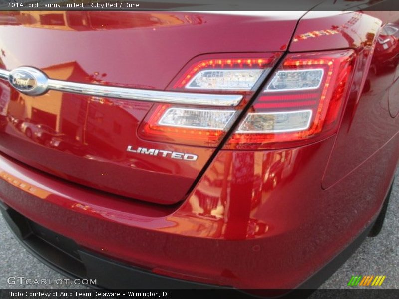 Ruby Red / Dune 2014 Ford Taurus Limited