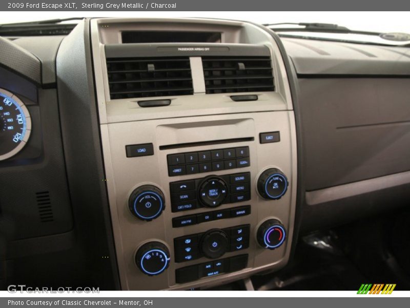 Sterling Grey Metallic / Charcoal 2009 Ford Escape XLT