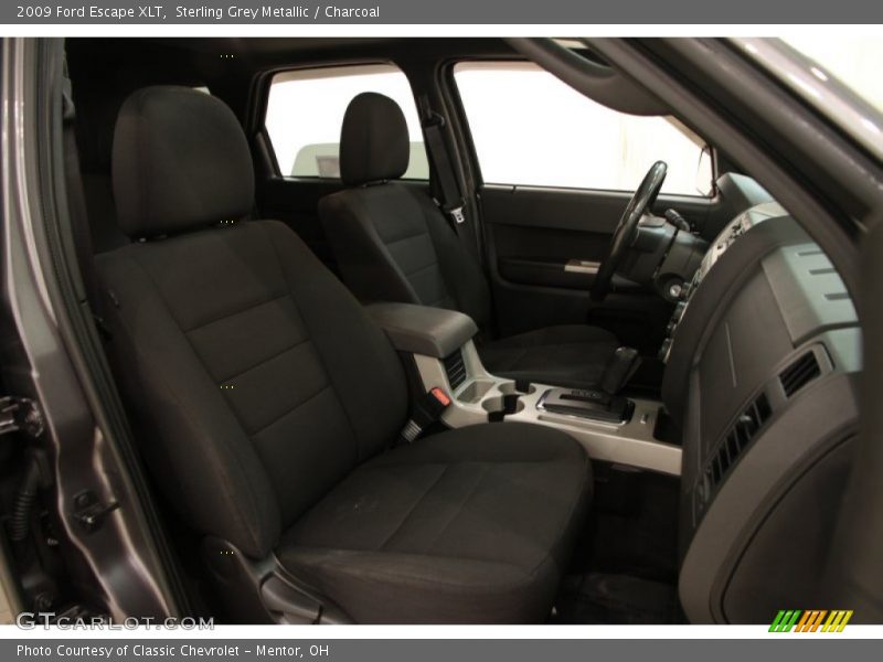 Sterling Grey Metallic / Charcoal 2009 Ford Escape XLT