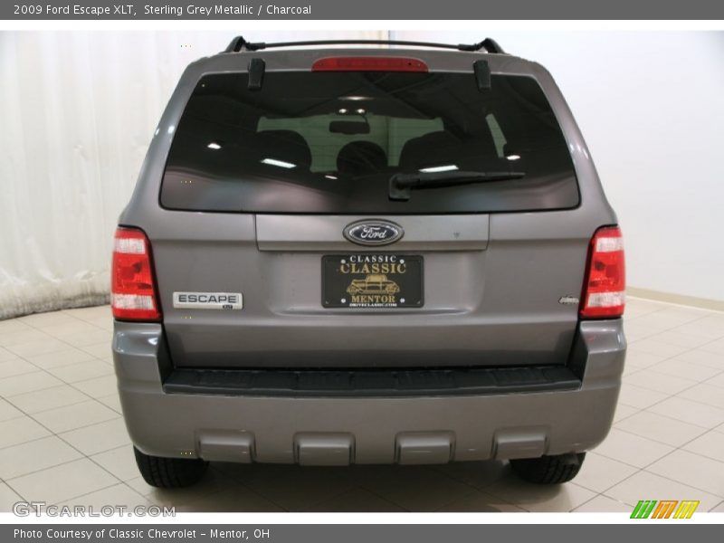 Sterling Grey Metallic / Charcoal 2009 Ford Escape XLT