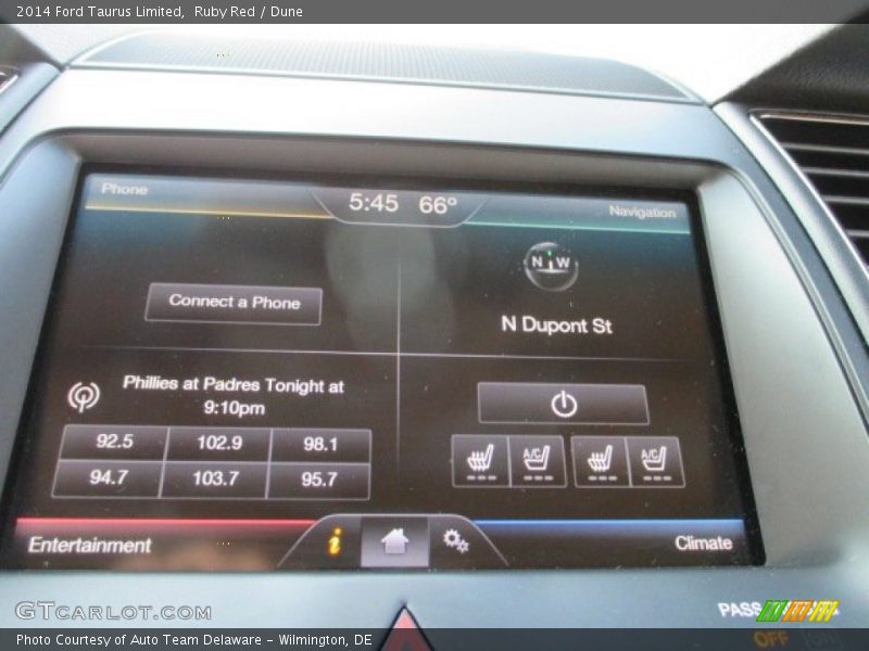 Ruby Red / Dune 2014 Ford Taurus Limited