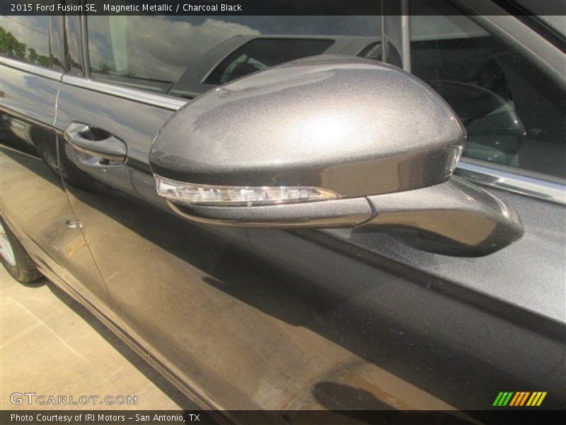 Magnetic Metallic / Charcoal Black 2015 Ford Fusion SE