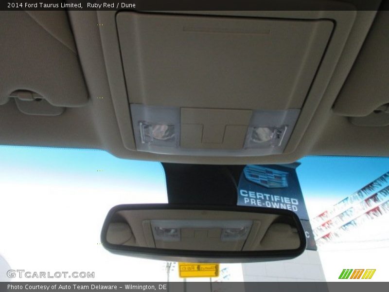 Ruby Red / Dune 2014 Ford Taurus Limited