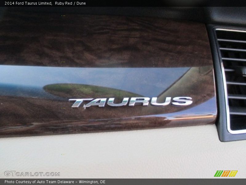 Ruby Red / Dune 2014 Ford Taurus Limited