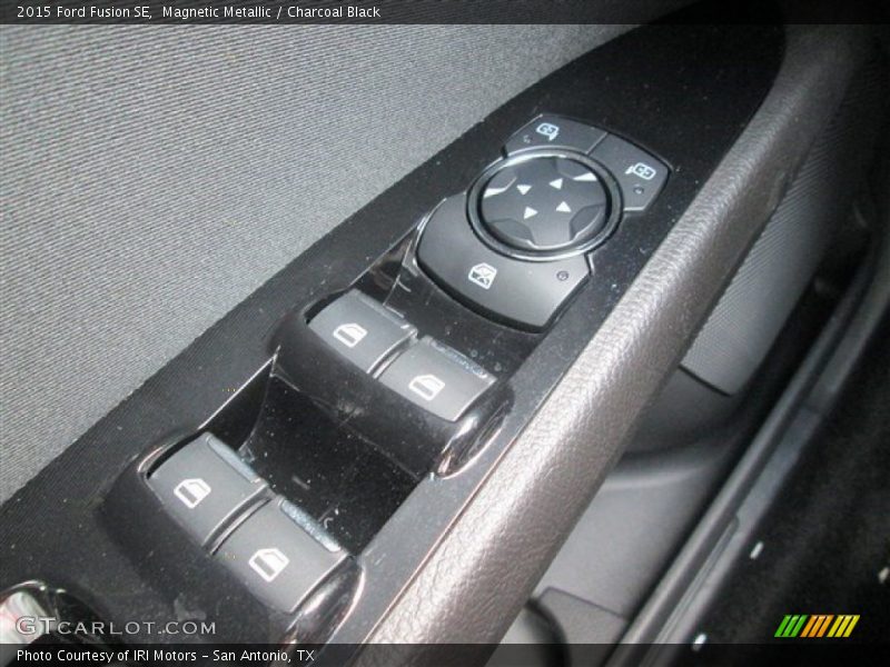 Magnetic Metallic / Charcoal Black 2015 Ford Fusion SE