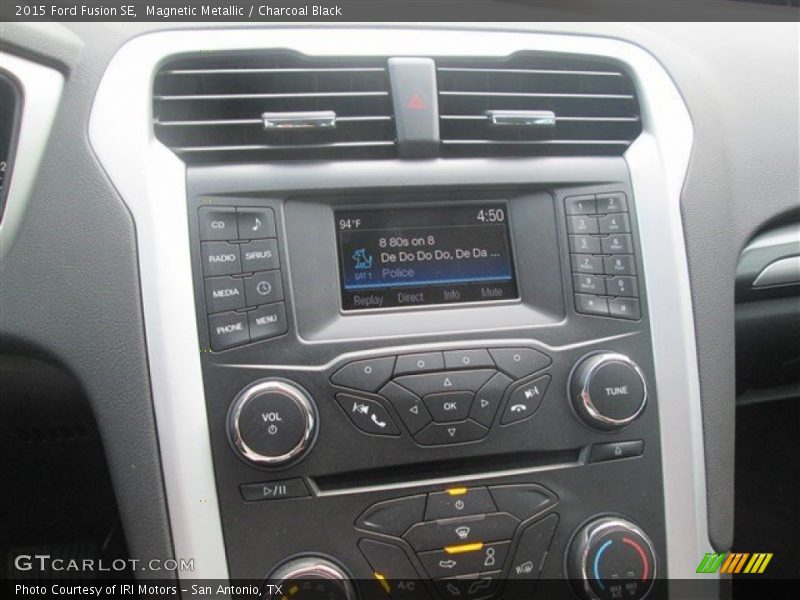 Magnetic Metallic / Charcoal Black 2015 Ford Fusion SE
