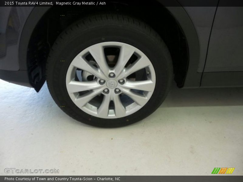 Magnetic Gray Metallic / Ash 2015 Toyota RAV4 Limited