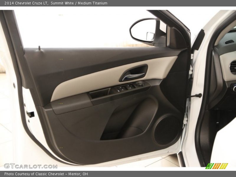 Summit White / Medium Titanium 2014 Chevrolet Cruze LT