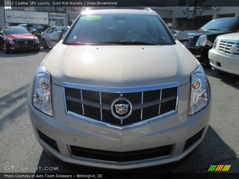 Gold Mist Metallic / Shale/Brownstone 2012 Cadillac SRX Luxury