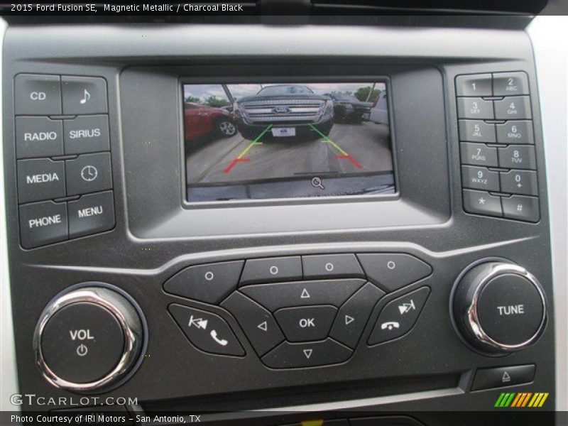Magnetic Metallic / Charcoal Black 2015 Ford Fusion SE