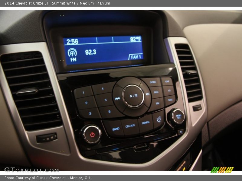 Summit White / Medium Titanium 2014 Chevrolet Cruze LT