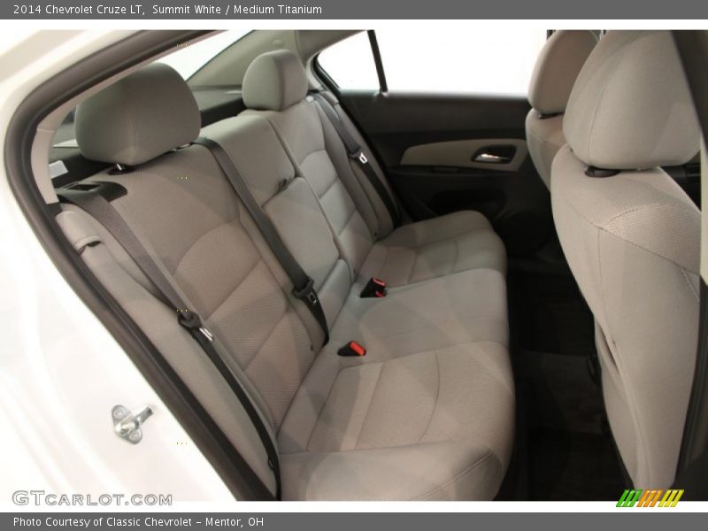 Summit White / Medium Titanium 2014 Chevrolet Cruze LT