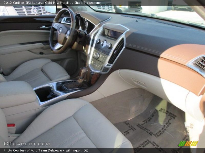 Gold Mist Metallic / Shale/Brownstone 2012 Cadillac SRX Luxury