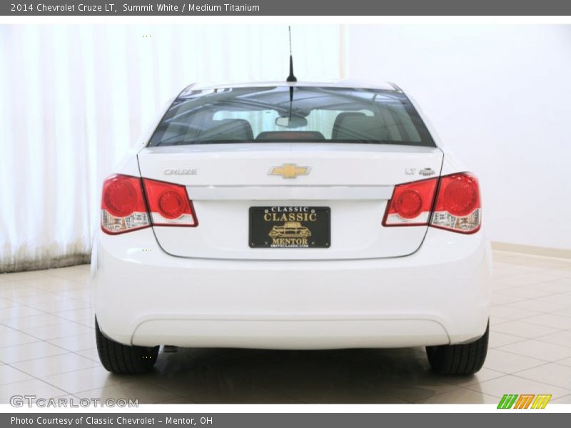 Summit White / Medium Titanium 2014 Chevrolet Cruze LT
