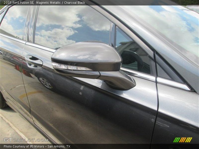 Magnetic Metallic / Charcoal Black 2015 Ford Fusion SE