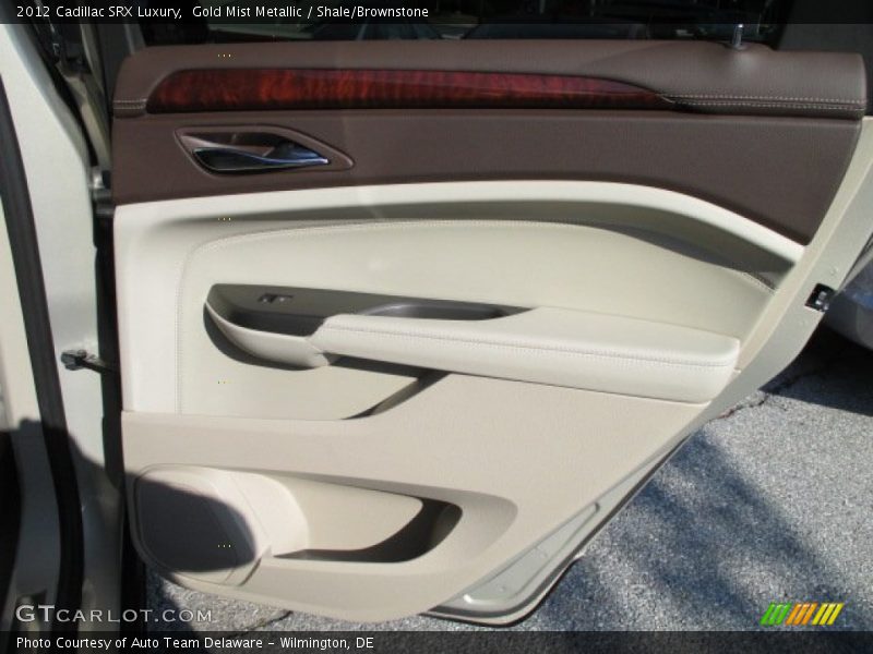 Gold Mist Metallic / Shale/Brownstone 2012 Cadillac SRX Luxury