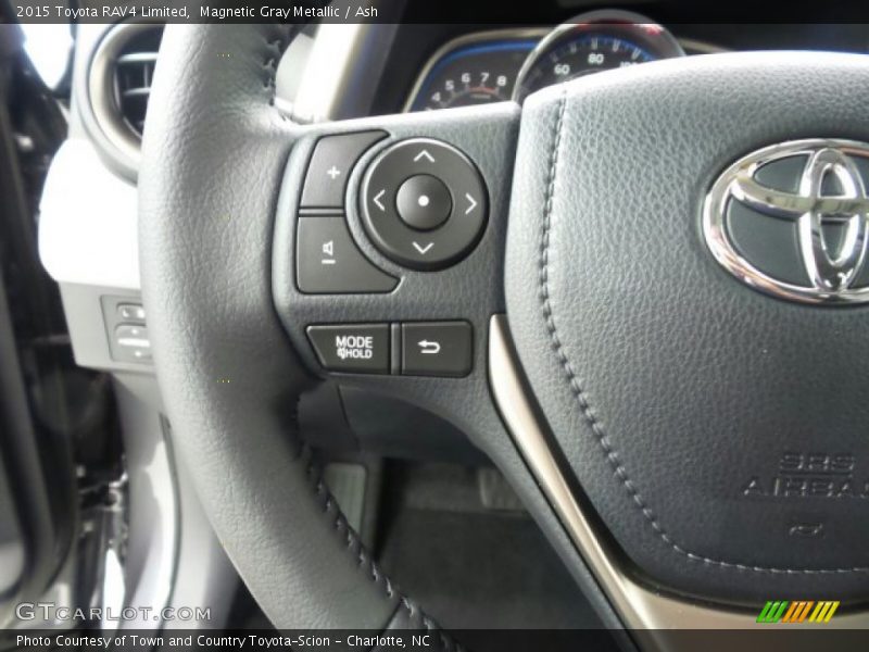 Magnetic Gray Metallic / Ash 2015 Toyota RAV4 Limited