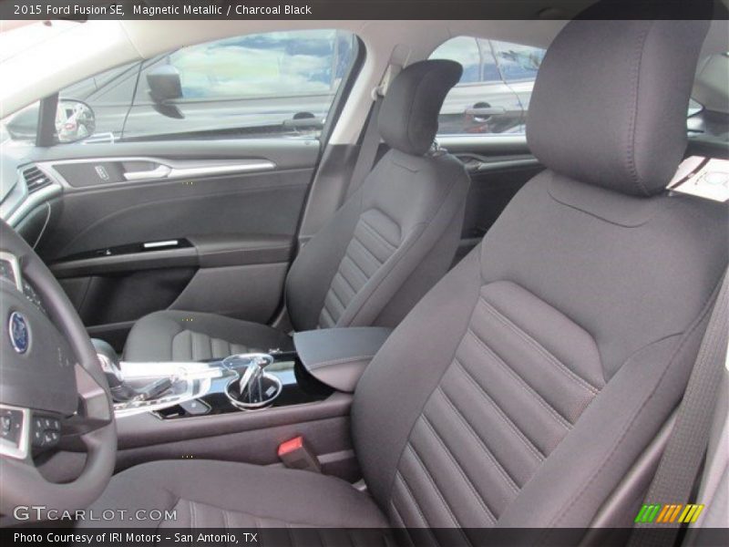 Magnetic Metallic / Charcoal Black 2015 Ford Fusion SE