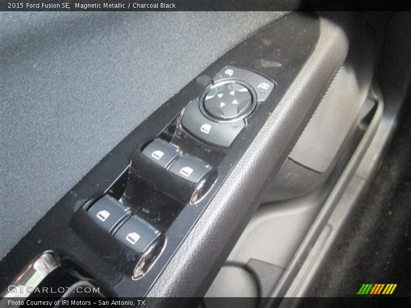 Magnetic Metallic / Charcoal Black 2015 Ford Fusion SE