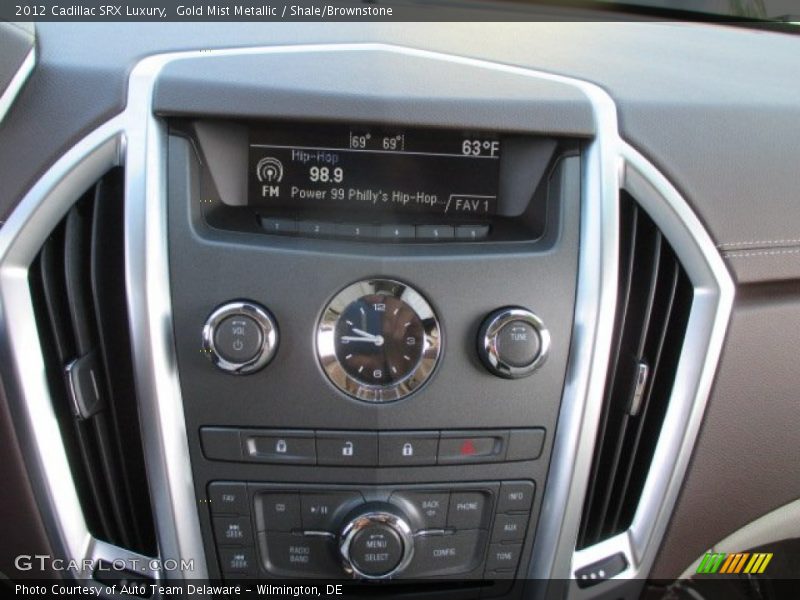 Gold Mist Metallic / Shale/Brownstone 2012 Cadillac SRX Luxury