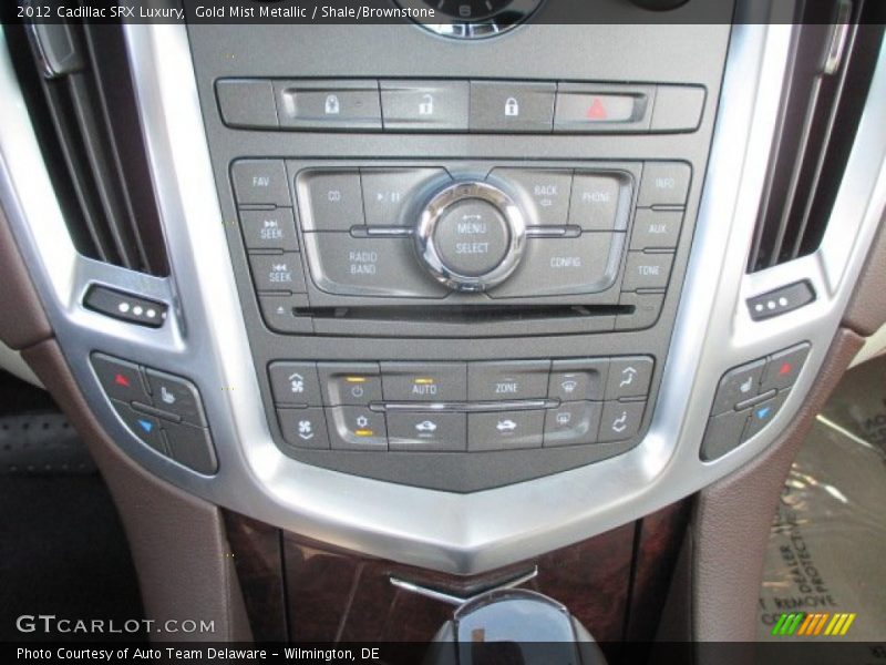 Gold Mist Metallic / Shale/Brownstone 2012 Cadillac SRX Luxury
