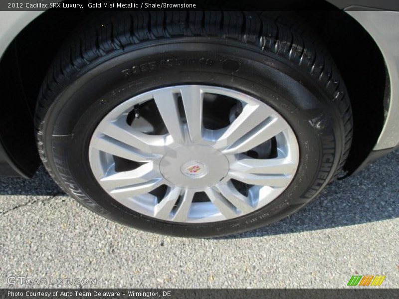 Gold Mist Metallic / Shale/Brownstone 2012 Cadillac SRX Luxury