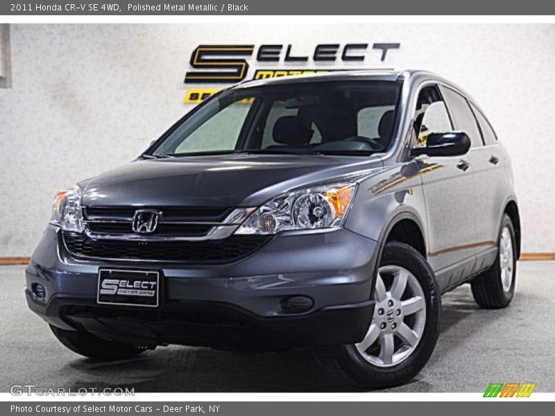 Polished Metal Metallic / Black 2011 Honda CR-V SE 4WD