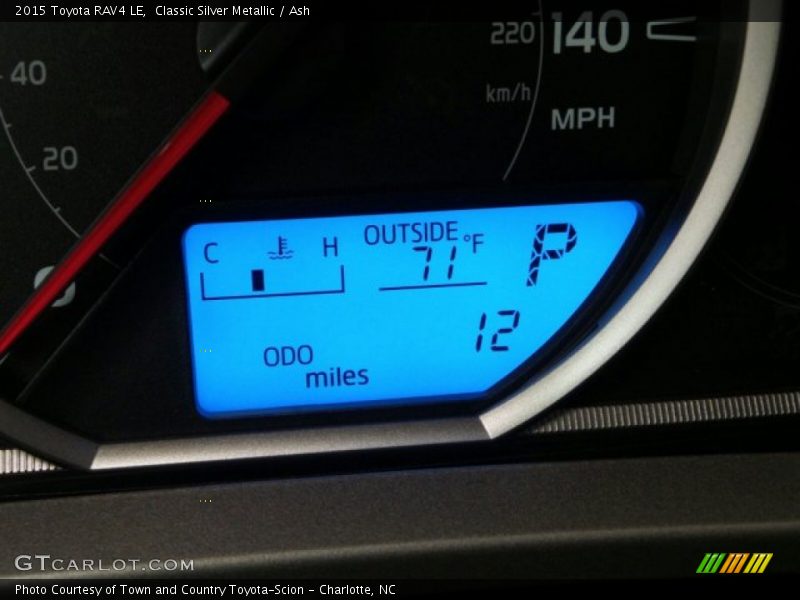 Classic Silver Metallic / Ash 2015 Toyota RAV4 LE