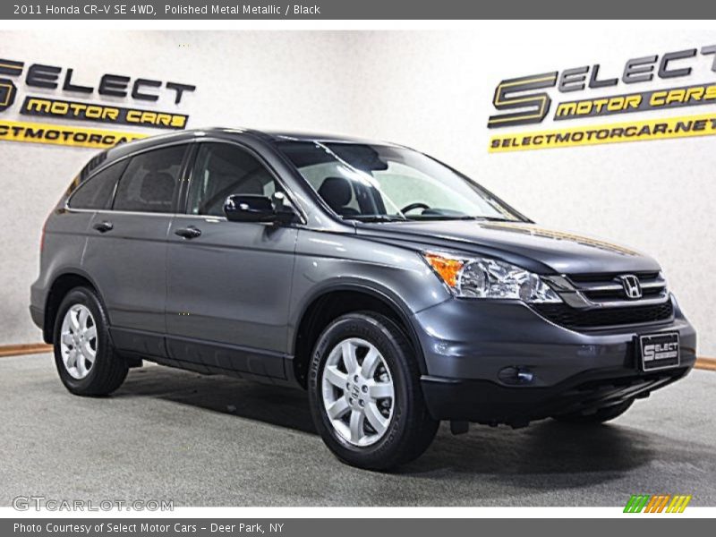 Polished Metal Metallic / Black 2011 Honda CR-V SE 4WD