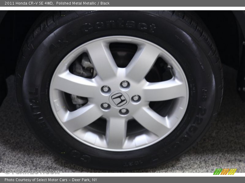 Polished Metal Metallic / Black 2011 Honda CR-V SE 4WD