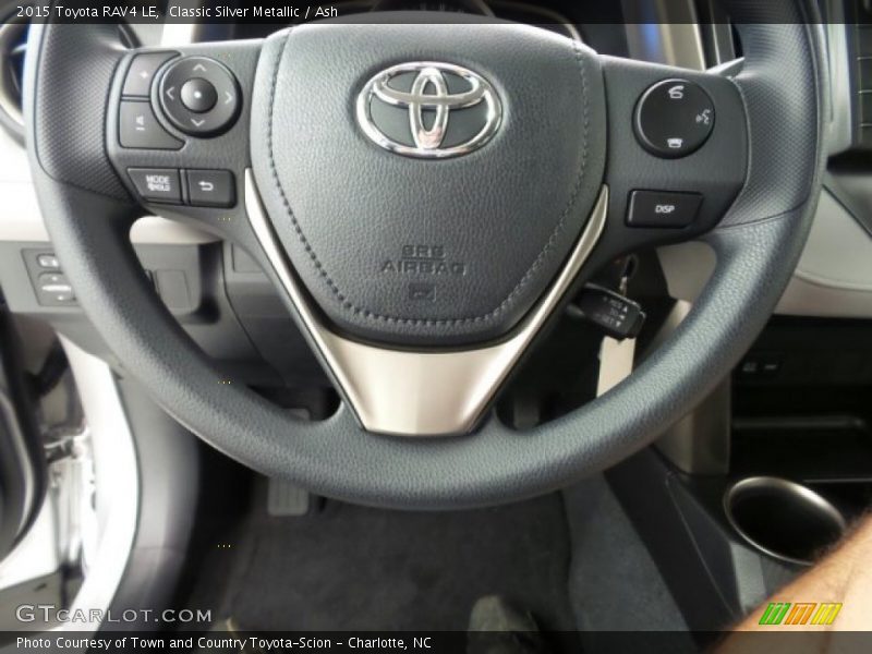 Classic Silver Metallic / Ash 2015 Toyota RAV4 LE