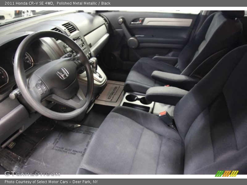 Polished Metal Metallic / Black 2011 Honda CR-V SE 4WD