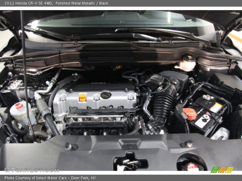 Polished Metal Metallic / Black 2011 Honda CR-V SE 4WD