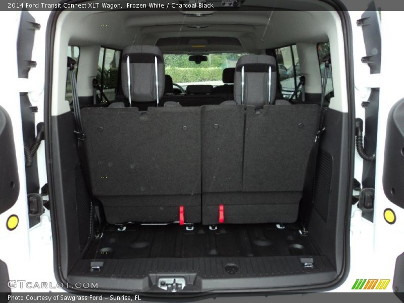 Frozen White / Charcoal Black 2014 Ford Transit Connect XLT Wagon