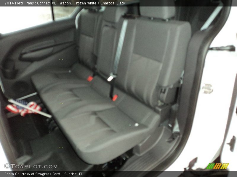 Frozen White / Charcoal Black 2014 Ford Transit Connect XLT Wagon