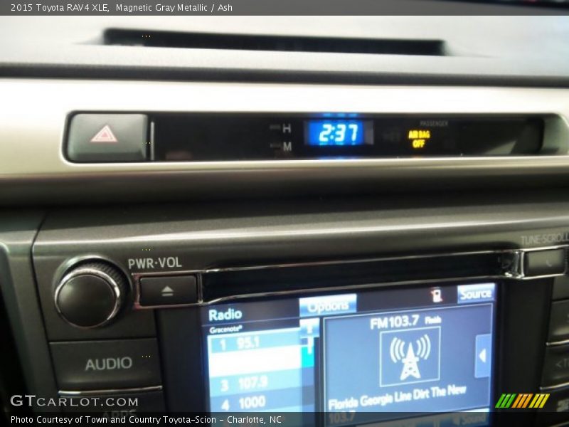 Magnetic Gray Metallic / Ash 2015 Toyota RAV4 XLE